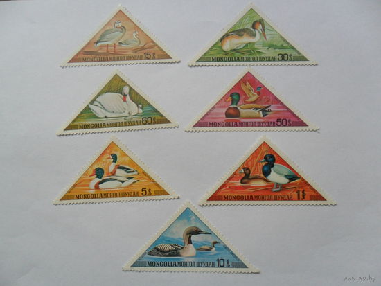 Монголия, птицы 1973г