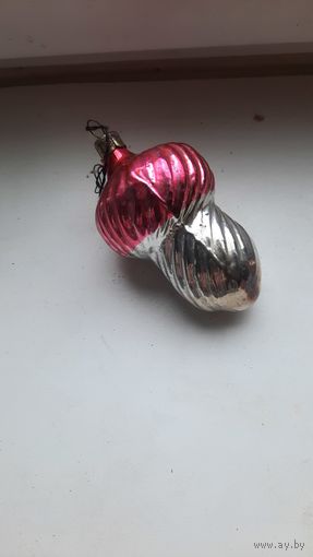 Ёлочная игрушка,,Грибок,, СССР.