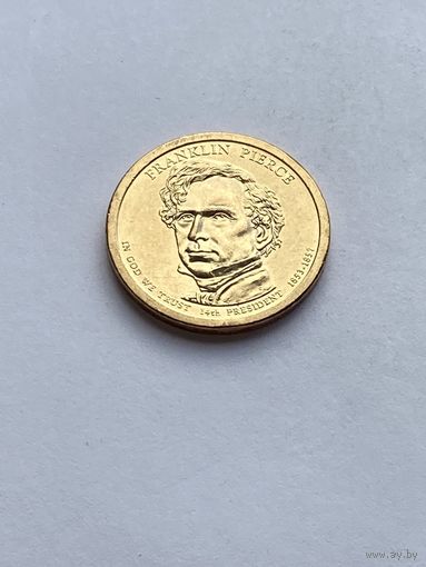 1 доллар, 14-й президент США Франклин Пирс