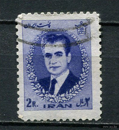 Иран - 1966/1969 - Шах Мохаммад Реза Пехлеви 2R - [Mi.1288] - 1 марка. Гашеная.  (LOT At44)