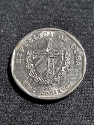 Куба 10 сентаво 2002