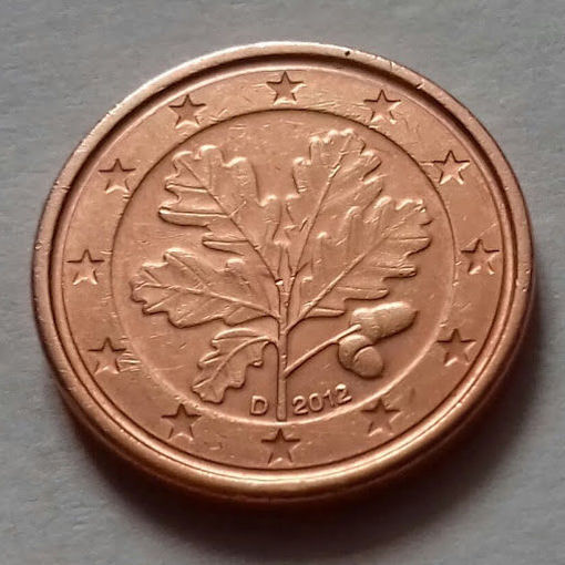 1 евроцент, Германия 2012 D