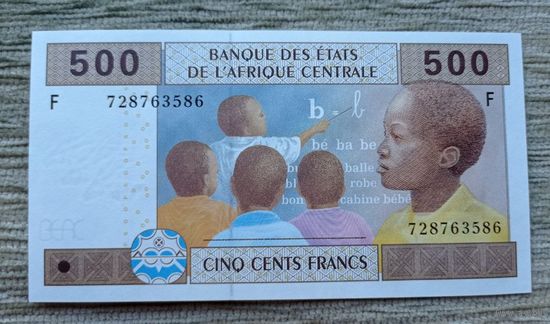 Werty71 Экваториальная Гвинея 500 франков 2002 F UNC банкнота