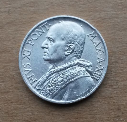 Ватикан, 10 лир 1934 г., серебро 0.835, Пий XI (папа в 1922-1939)