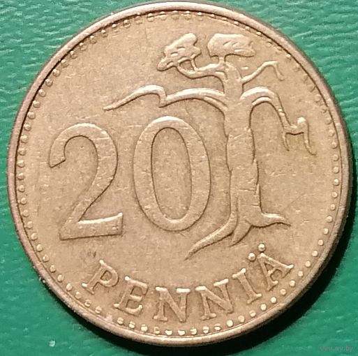 Финляндия, 20 пенни 1963 г.