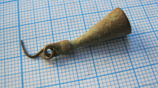 Привеска древняя. Бронза, литье.