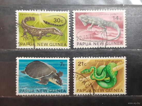 Папуа Новая Гвинея. 1972 год. Фауна. Пресмыкающиеся (1065)