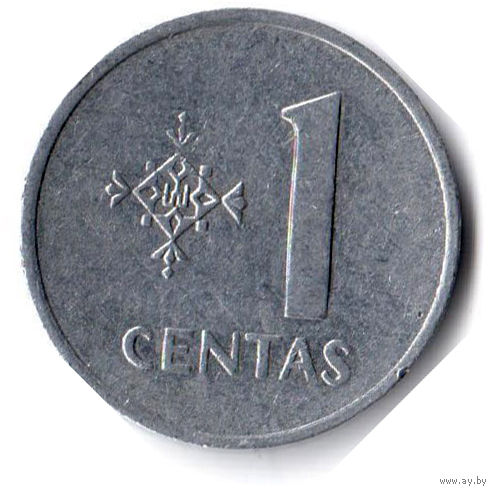 Литва. 1 цент. 1991 г.
