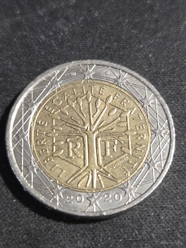 Франция 2 евро 2020