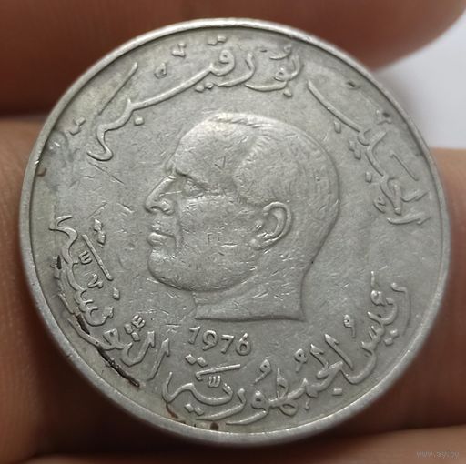 1 динар Тунис 1976