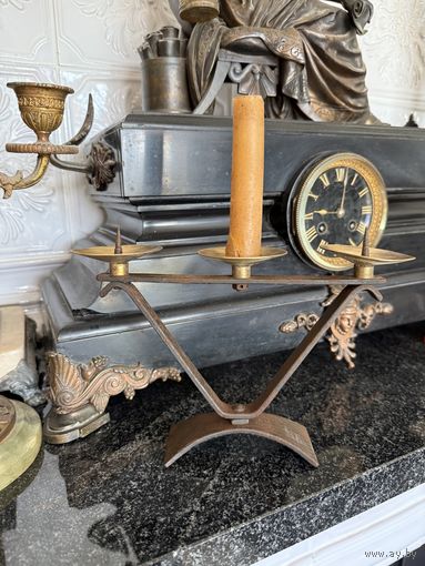 Подсвечник металл винтаж