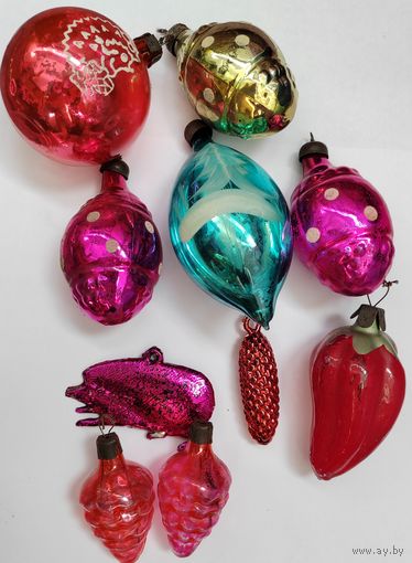 Елочные игрушки. СССР.