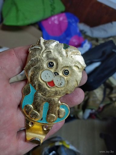 Вешалка детская Крючек Львенок СССР