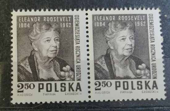 Польша 1964 Элеонора Рузвельт