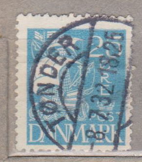 Флот корабли парусник 1927 год Дания лот 8