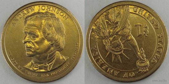 1 доллар США 2011г P, Эндрю Джонсон