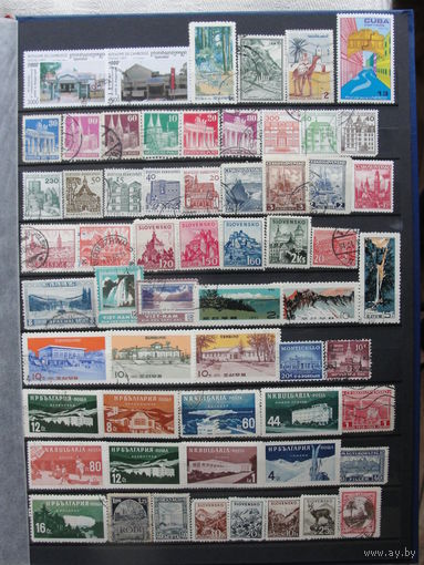 Продажа коллекции с 1 рубля! Культура и искусство на почтовых марках мира.