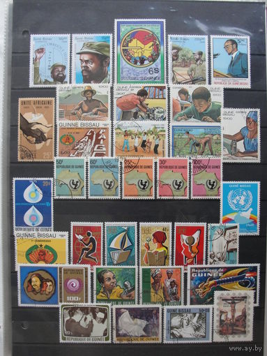 Продажа коллекции с 1 рубля! Культура и искусство на почтовых марках мира.