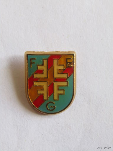 Значок. Знак. "Испанская федерация гимнастики". "Испания". "Гимнастика". "Спорт". м