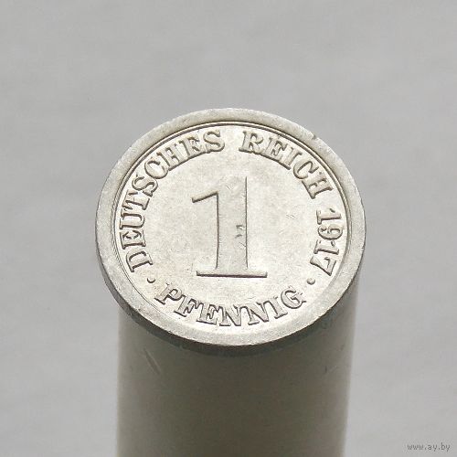 Германия 1 пфенниг 1917 А