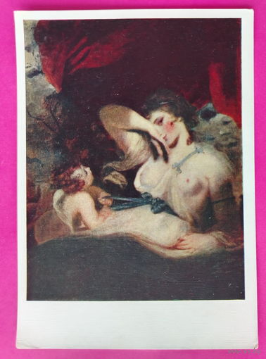 Рейнольдс. Венера и амур. Чистая. 1958 года. 2404.