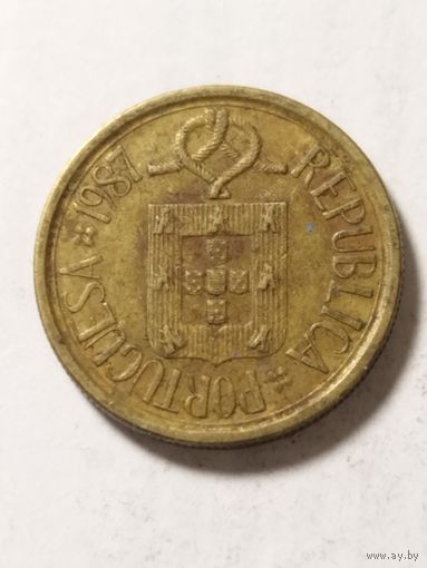 Португалия 5 эскудо 1987