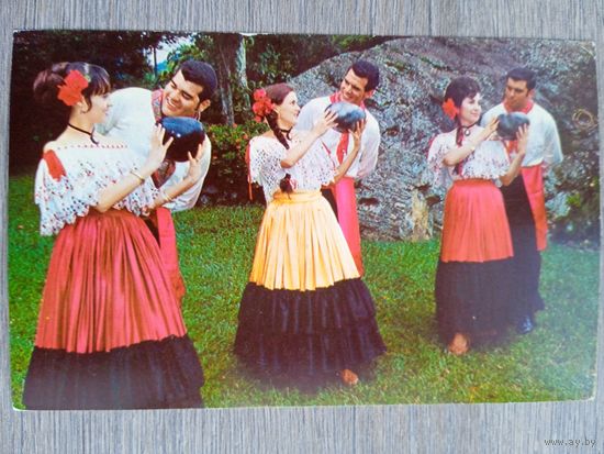 Этнография. Коста-Рика. Традиционный танец "Эль Гуакалито"