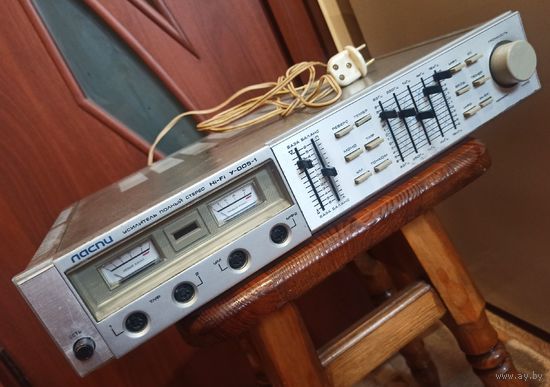 Ласпи У-005-1. Полный стерео усилитель Hi-Fi. Полностью рабочий