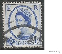 Британия. Королева Елизавета II. 1953г. Mi#263.