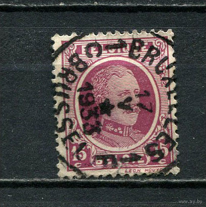 Бельгия - 1922/1925 - Король Альберт I 15С - [Mi.174A] - 1 марка. Гашеная.  (Лот 8EK)-T7P12