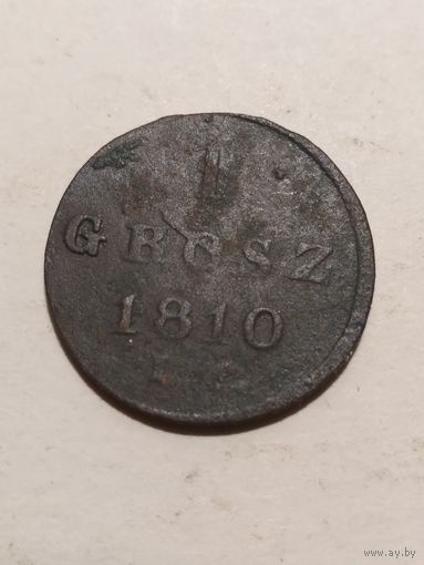 1 грош 1810 г. Герцогство Варшавское.
