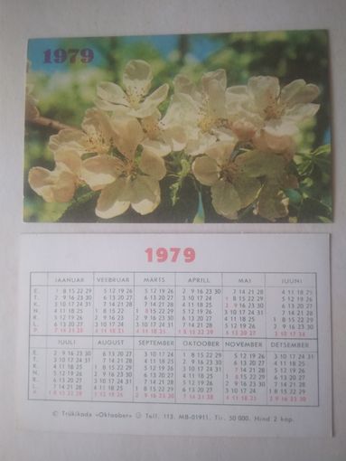 Карманный календарик. 1979 год