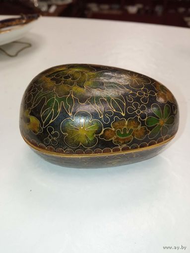 Шкатулка перегородчатая эмаль