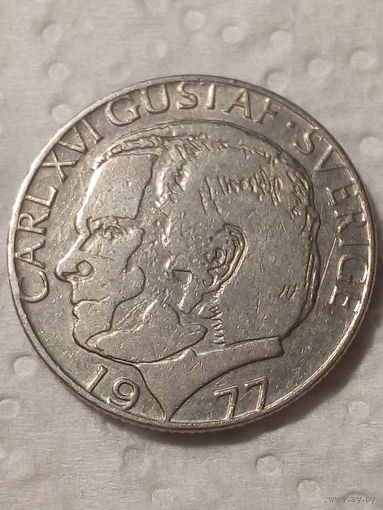 1 крона  Швеция 1977 год