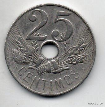 КОРОЛЕВСТВО ИСПАНИЯ 25 СЕНТИМО 1927