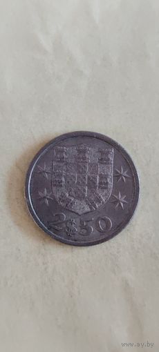 Португалия 2.50 эскудос 1982