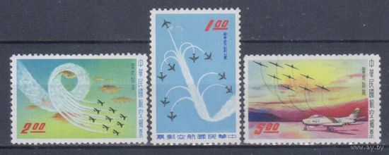 [2116] Тайвань 1960. Авиация.Самолеты.Пилотажная группа. СЕРИЯ MNH. Кат.24 е.