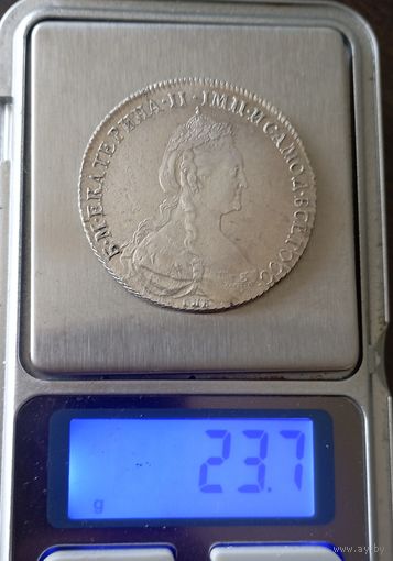 Рубль 1781 спб из