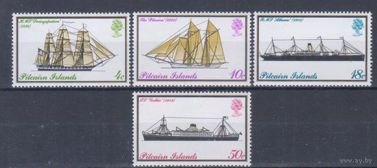 [982] Питкерн 1975. Корабли.Парусники. СЕРИЯ MNH