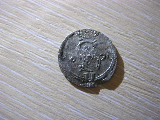 ДВУДЕНАРИЙ 1620 г. ВКЛ БРАК (6 зеркальная - в другую сторону ) R4