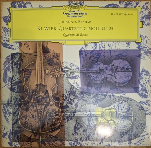 Johannes Brahms, Quartetto Di Roma – Klavier-Quartett g-Moll Op. 25