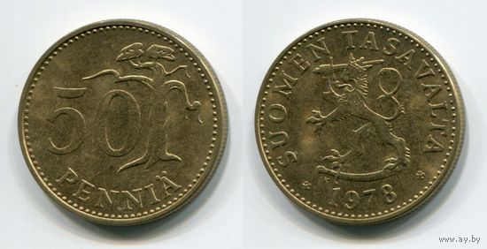 Финляндия. 50 пенни (1978, aUNC)