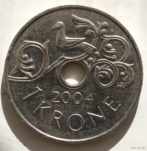 Норвегия 1 крона 2004 год