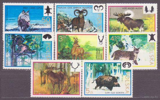 ПОЛЬША, 1973 год, ** Фауна Животные Серия **(НОЯ
