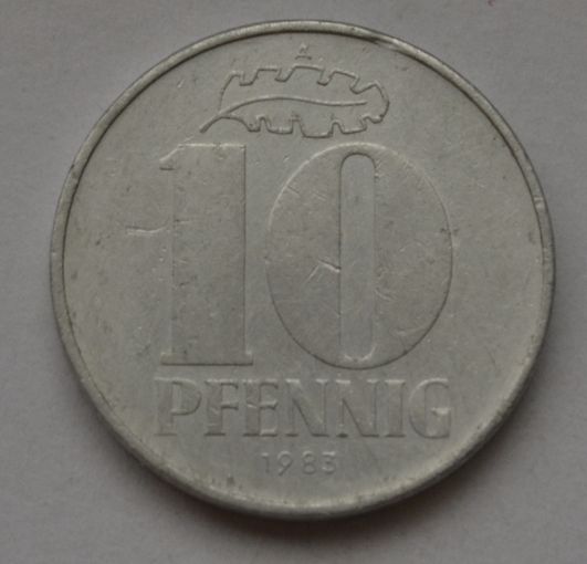 Германия - ГДР 10 пфеннигов, 1983 г.