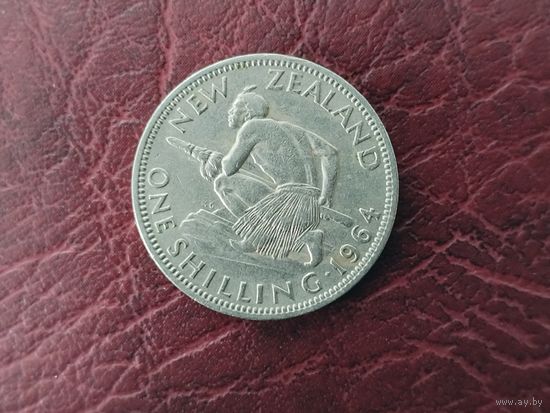 1 шиллинг Новая Зеландия 1964 г.