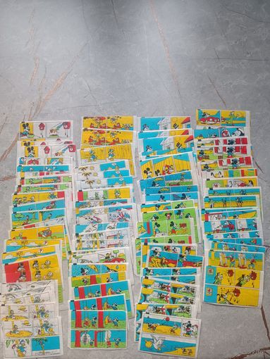 Вкладыши от жвачки Donald