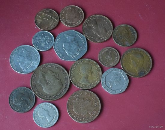 Великобритания 15 монет