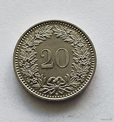 Швейцария 20 раппенов, 2004
