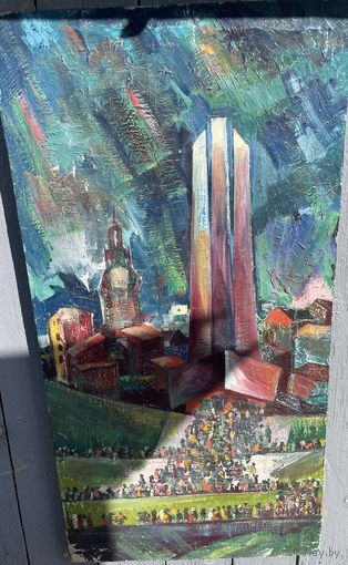 Витебск пейзаж Память народа 50х97 см